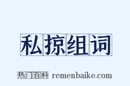 私掠组词是什么意思的图片